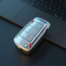 ABS Carbon Fiber White Car Key Case Cover For Audi C6 R8 A1 A3 Q3 A4 A5 Q5 A6 S6 A7 B6 B7 B8 8P 8V 8L TT RS Sline