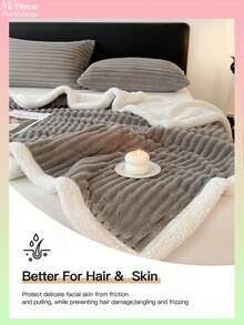 1 Stück super weiche & flauschige Decke, in mehreren Farben erhältlich, minimalistisch & modisch für Zuhause, geeignet für Schlafzimmer, Jungen/Mädchen Studentenwohnheim, Sofa Nickerchen, Wintersaison, multifunktionale Decke & Büro Nickerchen Decke, perfektes Valentinstags Geschenk, maschinenwaschbar