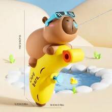 juguete de pistola de agua tipo capybara, juguete de playa de dibujos animados, tipo de presión - Multicolor - Ver 6