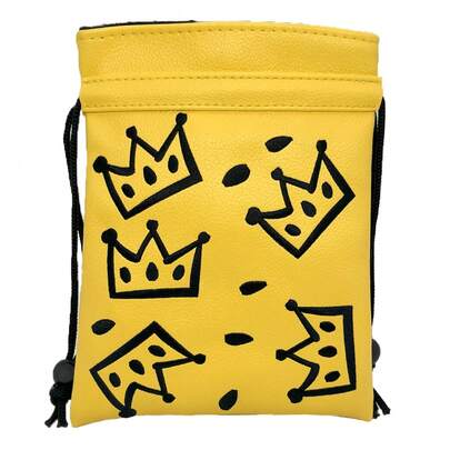 Portable Durable Faux PU Golf Ball & Tee Pouch With Drawstring - Premium Accessory For Men & Women Golfers - Perfect Gift For Dad, Boyfriend, Husband On Birthday, Retirement, Father's Day