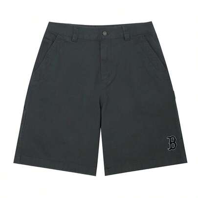 MLB Unisex Varsity Vintage Carpenter Cotton Touch 9" Shorts, Comfortable Minimalist Casual Pants For Daily & Sports Wear, 3ASMV0353-43CGD