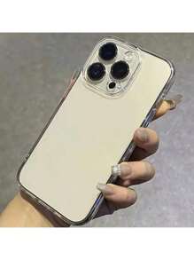 3pcs/Set Minimalist Transparent Phone Case Compatible With Iphone 16, 15, 14, 13, 12, 11 Pro Max, 14 Plus, 15 Plus, Fashion Protective Phone Case For Men And Women Waterproof Shockproof Anti-Fall Scratch Resistant