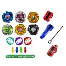 全新 BX 系列豪华礼品套装，包含：6 个 BX 系列战斗陀螺仪、1 个手柄、2 个发射器、随机各种配件以及用于存放和携带的工具箱，适合多人比赛，精致的节日、生日、万圣节、圣诞节礼物，性别中性 - 彩色 - 查看 22