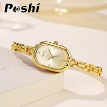 1pc Casual Fashion Bracelet Strap Women's Quartz Watch, Minimalist Luxury