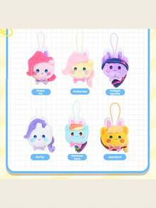 Hasbro Bunny Ear Plush Magnetic Keychain Series, Pinkie Pie, Halloween Gift, Birthday Gift, Back-To-School - Pink - View 10