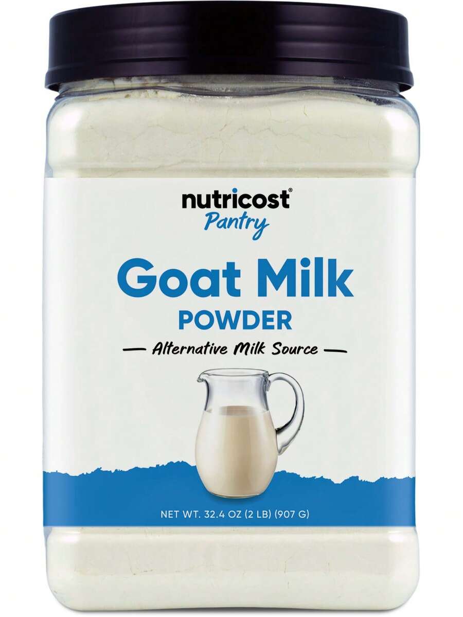 Nutricost Goat Milk Powder 2 LB Unflavored - Gluten-Free, Non-GMO | Protein, Calcium Source, Non-GMO, Gluten Free, Nutricost, Supplement, Premium Quality, 2LB - 無味 - 查看 1