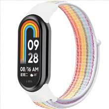 Nylon Loop Strap For Mi Band 9/8 NFC SmartWatch, Replacement Sport Wristband For Mi Band 7/6/5/4/3 Bracelet