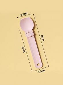 3 件易挤压猫粮分配器 - 长柄湿食舔勺、耐用塑料宠物零食勺、猫喂食工具（不含猫粮条）