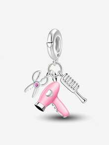 1 Peça Pingente de Perfume da Saia da Série Vida Ociosa da Moda em Prata Esterlina 925 Adequado para Mulheres, Pulseiras, Braceletes, Fabricação de Joias DIY e Combinação de Joias Diárias para Decoração de Meninas