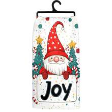 1 set/1 pieza/100 piezas Paños de cocina y paños de platos con diseño de árbol de Navidad y enanitos, adecuados para decoración de interiores en restaurantes, cocinas y baños, decoración de fiestas, regalos navideños y también pueden ser entregados como regalos de Navidad - Multicolor - Ver 11