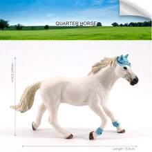 新品：逼真的野生动物模型、马匹套装（种马、白马、千里马）、农场模型、马术骑手与驯马师配件、收藏/桌面装饰、益智玩具、动物识别玩具、亲子互动玩具 - 惊喜礼物 - 生日礼物 - 圣诞礼物 - 万圣节礼物 - 完美礼物 - 礼品 - 玩具