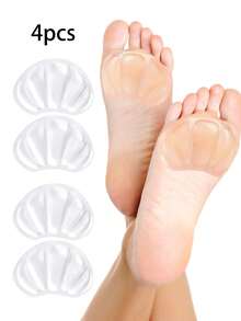 4pcs-Forefoot Pads,2Pcs Fan-Shaped Shock-Absorbing Anti-Slip Self-Adhesive Heel Protector Tool,Christmas, Winter, Pink, Graduation, Birthday, Holiday, Summer, Autumn, Spring, Y2K, Fancy Fashion, Women's Makeup, Makeup Party, Beach Travel, Camping, Outdoor School, Campus Travel, Festival Decoration Gifts, Roses, Girl Role Playing, Best Colors, Charm, Atmosphere