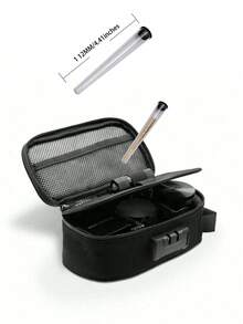 1个防臭袋，密码锁，烟草袋，可锁防臭袋，吸烟工具收纳袋，便携式烟斗锁袋，碳衬防臭旅行收纳盒（8x4x2.75英寸） - 彩色 - 查看 3