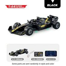 1件迷你F1遥控车玩具，1:64比例模型车，2.4G遥控四驱赛车，可调速档位，合金遥控车，LED炫酷灯光，适合6-12岁儿童。这款玩具车是送给男孩女孩的完美礼物，也是生日、新年和圣诞节礼物的理想之选。 - 彩色 - 查看 13