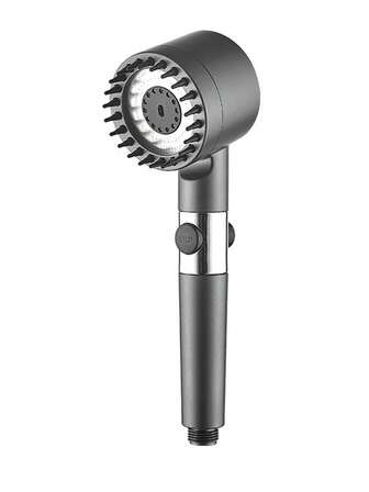 3-Mode Spa Shower Head 1pc - Handheld, Water-Saving, Massage Spray - Bathroom Essential