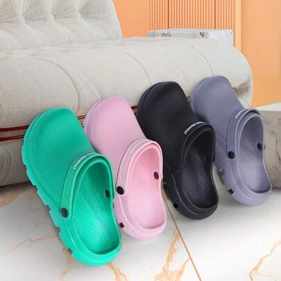 Waterproof And Oil-Proof Chef Shoes, Comfortable, Non-Slip And Durable Deodorant Kitchen Shoes, Indoor And Outdoor Casual Fashion Soft-Soled Slippers With Headgear, Shoes With A Sense Of Stepping On , Universal For Men And Women, Black, Gray Pink