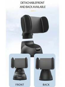 1 pieza Soporte de teléfono para coche multifuncional y giratorio 360 grados