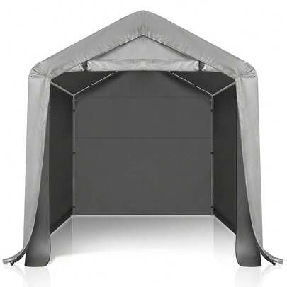 Portable Storage Shelter Garage Storage Shed 6X6 Ft For Motorcycle Bike