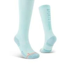 1 Pair High Elastic Yoga Socks, Pilates Socks, Dance Socks, Running Sports Socks, Compression Socks, Warm Thick, Durable, Suitable For Yoga, Dance, Workout