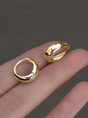 [Elegant Hoop Earrings] Comfortable, Versatile, Simple And Elegant, High-Quality Fashionable Women's Earrings For Daily Wear Or Parties - Exquisite Gifts