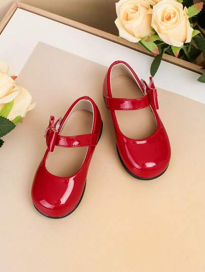 Toddler Girls' Soft Bottom Butterfly Decor Cute Walking Shoes, Fashionable For Outdoor & Daily Wear