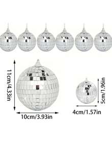 1 Set Assorted Size Christmas Ball Ornaments, Electroplated Baubles For Christmas Tree Decoration