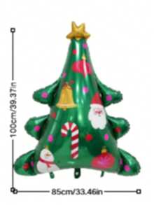 Paw Patrol 3 Styles Christmas Party Balloons, Versatile Atmosphere Decoration For Christmas Party, Photo Props, Made Of PET Material, Including Hugging Santa Claus, Large Reindeer, And Large Christmas Tree Balloons, Directly Create A Festive Atmosphere For Home Or Office