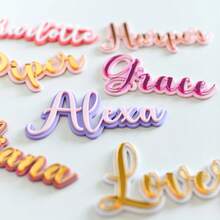 Personalized Name Cake Ornaments, Double-Layer Acrylic, Laser Cutting, Birthday Cake Decoration, Acrylic Cutting 3D,Home & Living,Haunt Your Home