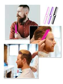 20/1Pc Set Rat Tail Comb, Hair Sectioning Dyeing Comb With Hooked Tail End Pointed Tail Comb Hair Combs Sectioned Hair, Hair Combs, 20/1PC Carbon Fiber Plastic Dyed Combs Stainless Steel Pintail Hair Coloring Comb Tail Comb Highlight Comb