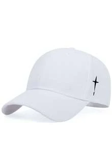 1pc Unisex Embroidered Logo Versatile Baseball Cap, Fashionable Minimalist Sun Protection Hat, Suitable For All Seasons