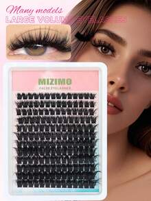 12 Bandejas/240 Peças Agrupamentos de Cílios Fofos 40D/60D/80D/100D/120D/160D/200D Cílios Grossos 5D 10-20mm Segmentados Falso Cílios de Vison Encaracolados CC/C/D/DD Extensão de Cílios Maquiagem Ferramentas Agrupamentos de Cílios, Agrupamentos de Cílios, Cílios Individuais, Cílios, Cílios Falsos