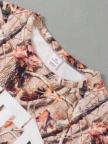 男士印花圆领长袖T恤，秋季 - 彩色 - 查看 9