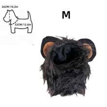 New Cute Funny Pets Clothes Cap Cute Cat Wig Lion Mane Costume Cosplay Kitten Dog Hat With Ears Fancy Party Supplies