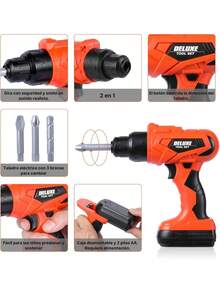 Caja de Herramienta de Juguete de Simulación - Multicolor - Ver 3