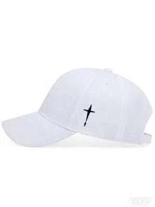 1pc Unisex Embroidered Logo Versatile Baseball Cap, Fashionable Minimalist Sun Protection Hat, Suitable For All Seasons