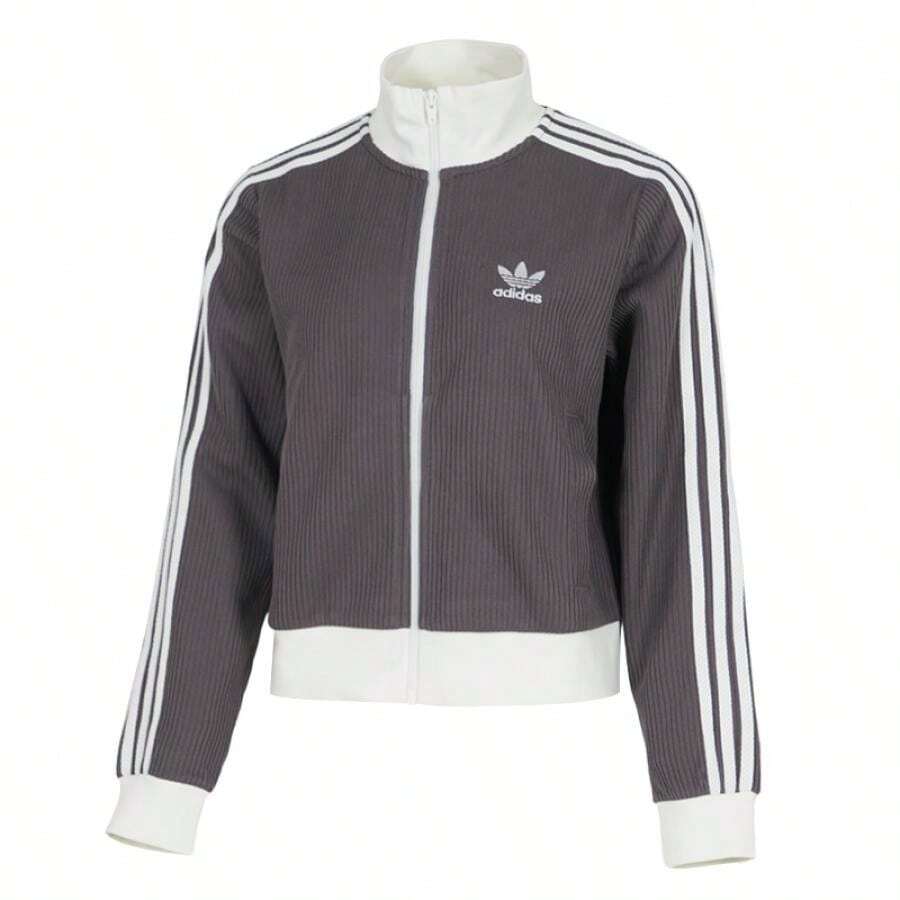 Adidas معطف/جاكيت نسائية محبوكة للخارج والسفر والرياضة مريحة KC2650