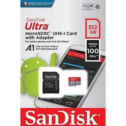 Cartão De Memória Micro Sandisk 16GB 32GB 64GB 128GB 256G 512G Class10-Promoção