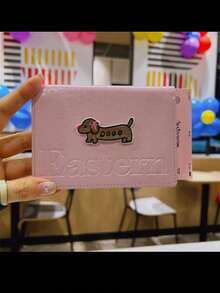 Estuche de pasaporte con diseño lindo de Dachshund, organizador de documentos de viaje multifuncional y compacto - Multicolor - Ver 11