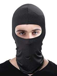 Kit With 2 Unisex Thermal Balaclava Caps Face And Head Protection Breathable Second Skin Mask For Sports, Motorcycling, Running, Cold And Wind - Black - View 2