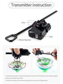 New X-Series Spinning Top, Upgraded Version, Boxed Set Vs Regular Version, Single Spinning Top + Launcher Combo, Battling Capability, Surprise Gift, Stronger Spin Power, Christmas Gift, Halloween Gift, Weekend Gift - Multicolor - View 8