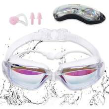 Gafas De NatacióN,Sebami Gafas Para Nadar ProteccióN UV Antivaho Gogles Para Natacion Gafas De NatacióN Ajustables Para Adultos, NiñOs - BLANCO - Ver 9