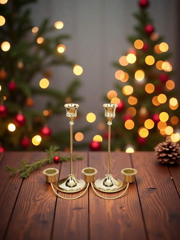 1pc Vintage Nordic Metal Decoration Candle Holder Set, Premium Home Decorations, Dining Table Center Decorations, Wedding Decorations, Home Bedroom Decorations, Outdoor Patio Decorations, Office Tabletop Decorations, Scented Candle Cups, Suitable For Candlelight Dinners
