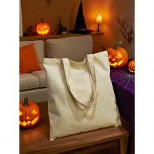 1PC Personalized Halloween Tote Bag For Girls Boys, Custom Name Trick Or Treat Bag, Cute Ghost Pumpkin Tote, Halloween Candy Tote Bag, Gift For Her - Kiểu 4 - Xem 7