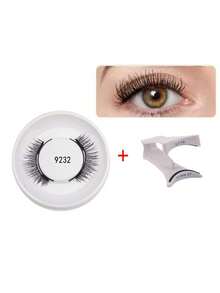 5 Boxes Magnetic Eyelashes Set, Includes 1 Applicator - No Glue Needed, Reusable, Natural Look, Multiple Styles, Easy To Wear, Suitable For All Occasions | Eyelash Extension Kit - Black - View 14