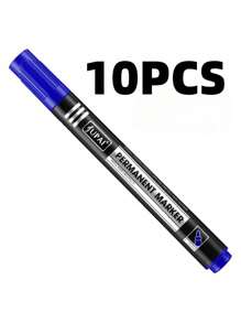 3/5/10支永久性记号笔，黑色防水大头物流记号笔，速干，不可擦掉记号笔 - 彩色 - 查看 18