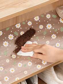 Kitchen Cabinets Are Equipped With 1 Roll Of Camellia Rack Padding, Non Adhesive Drawer Padding, Anti Slip Refrigerator Padding, EVA Waterproof Refrigerator Padding, Cabinet Padding, And Simple Dining Mats. Storage, Kitchen Utensils, Kitchen Supplies, Room Decoration, Home Decoration.