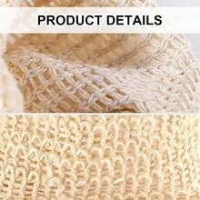 10pcs Soap Bag, Sisal Soap Bag, Exfoliating Soap Bag With Drawstring, Soap Bag With Wooden Beads, Foaming And Drying Soap, Exfoliating Net, Bath And Shower Soap Bag