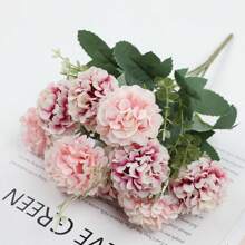 2 pezzi - 1 profumo di 10 teste di crisantemi artificiali a sfera, fiori realistici per matrimonio, compleanno, festa, decorazione domestica, profumo di fiori finti come regalo per vaso da casa, sala da pranzo, camera da letto, festa di compleanno