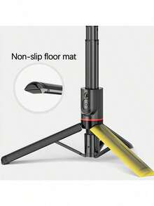 Lenovo H11L Konferenzständer, 1,1 m Teleskopstativ aus Aluminiumlegierung, Stativmodus für stabile Aufnahmen, Unterstützung für Videokonferenzen, kompatibel mit mehreren Geräten, schwarzes exklusives Doppellampenmodell - Schwarze exklusive Doppellichter - Übersicht 4