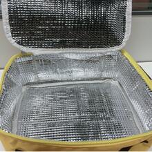 Insulated Lunch Bag, Cartoon School Bus Design, Waterproof Lining, Separate Compartment For Utensils, Handheld